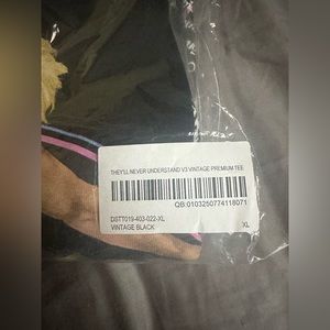 Darc Sport "They"ll Never Understand V3" Premium Oversized Tee In Vintage Black